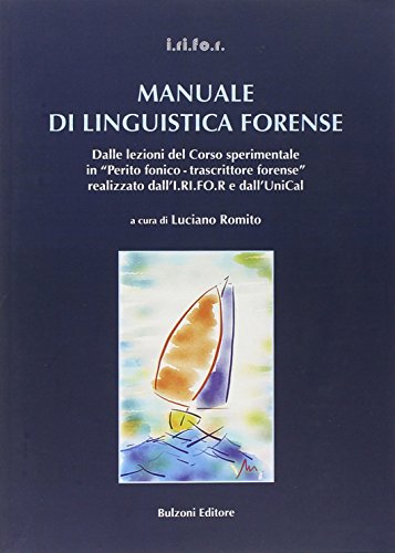 9788878708457: Manuale di linguistica forense. Con CD-ROM