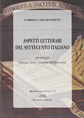 9788878708730: Aspetti letterari del Settecento italiano