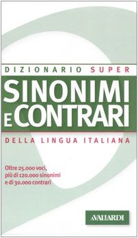 9788878870420: Dizionario sinonimi e contrari della lingua italiana