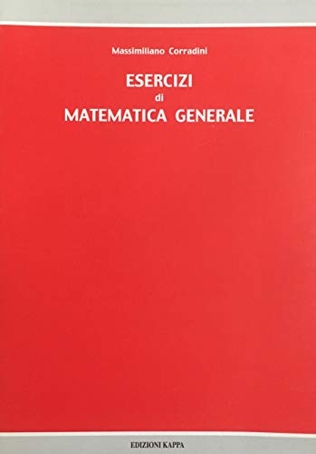 Beispielbild fr Esercizi di matematica generale: 1 zum Verkauf von medimops