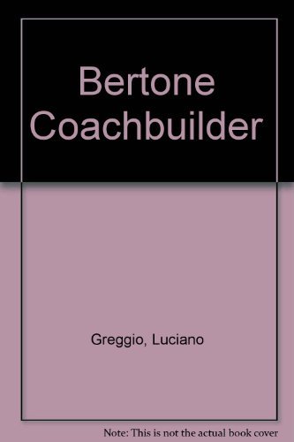 Bertone (9788879110662) by Greggio, Luciano