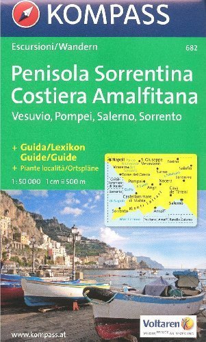 9788879140881: Penisola Sorrentina 1:35.000: Tourist Map and Nautical Chart