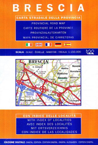 Beispielbild fr Brescia Provincial Road Map (1:150, 000) zum Verkauf von WorldofBooks