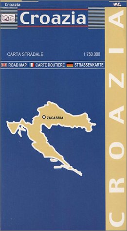 Croatia Road Map - Litografia Artistica Cartografica (LAC)