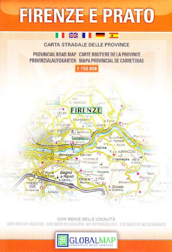 Stock image for Florence/Prato - Provincial Road Map (English, Spanish, French, Italian and German Edition) for sale by GF Books, Inc.