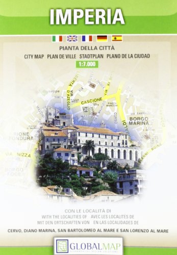 Stock image for Imperia, Italy - City Map (English, Spanish, French, Italian and German Edition) for sale by medimops