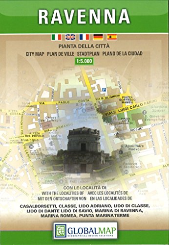 Stock image for Ravenna, Italy - City Map - 1:5,000 (English, Spanish, French, Italian and German Edition) for sale by GF Books, Inc.