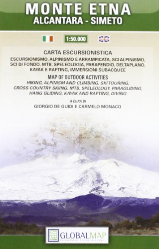 Stock image for carta escursionistica monte etna alcantara simeto 1:50000 map of outdoor activities for sale by Libreria Del Corso