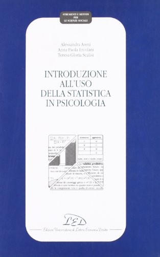 Beispielbild fr Introduzione all'uso della statistica in psicologia (Strumenti e metodi per le scienze sociali) zum Verkauf von medimops