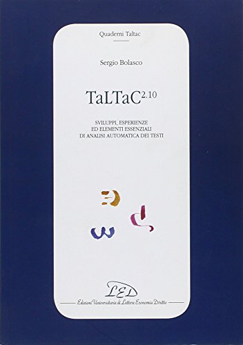 Beispielbild fr TaLTaC2.10 zum Verkauf von libreriauniversitaria.it