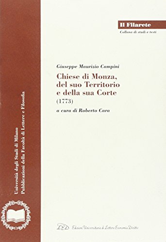 Chiese di Monza, del suo Territorio e della sua Corte (1773) (Il Filarete, 269)