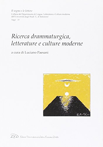 Beispielbild fr Ricerca Drammaturgica, Letterature e Culture Moderne zum Verkauf von libreriauniversitaria.it