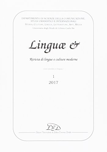 Imagen de archivo de Lingu & - Rivista di Lingue e Culture Moderne. Vol 16, No 1 (2017) a la venta por libreriauniversitaria.it