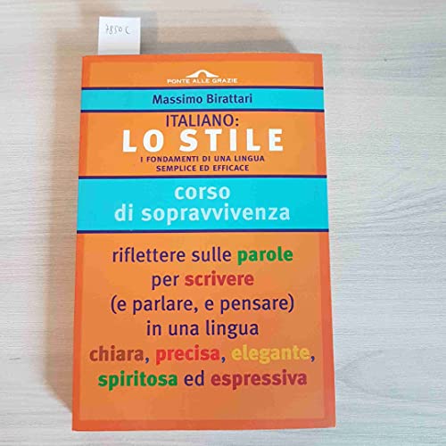 Stock image for Italiano: Lo Stile for sale by GF Books, Inc.