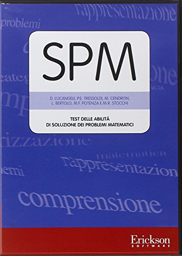 9788879469234: Test SPM. Abilit di soluzione dei problemi matematici. CD-ROM (Software didattico)