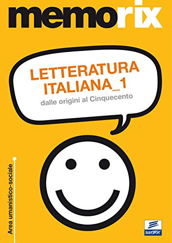 Stock image for Letteratura italiana vol. 1 - Dalle origini al Cinquecento for sale by libreriauniversitaria.it