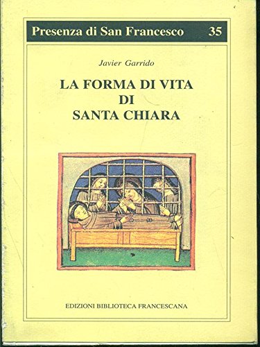 Imagen de archivo de La forma di vita di santa Chiara a la venta por Brook Bookstore
