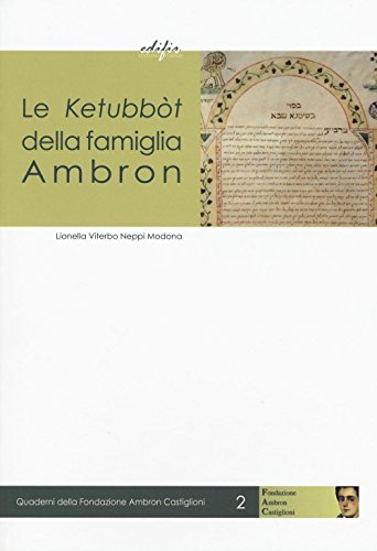 Stock image for Le ketubbt della famiglia Ambron for sale by Brook Bookstore