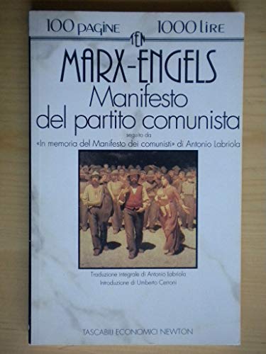 Imagen de archivo de Manifesto del Partito Comunista-In memoria del Manifesto dei comunisti a la venta por Ammareal