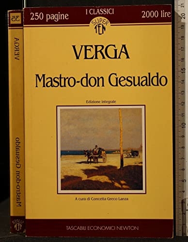 Beispielbild fr Mastro-don Gesualdo: A Cura Di Concetta Greco Lanza zum Verkauf von Wonder Book