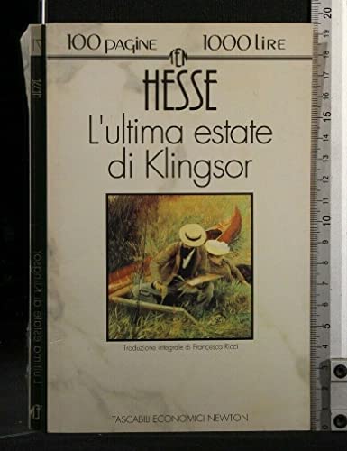 Beispielbild für L'ultima estate di Klingsor (Tascabili economici Newton) zum Verkauf von medimops