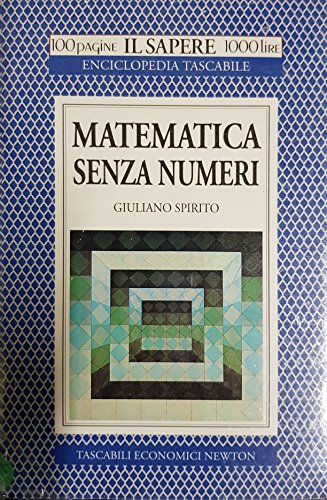 Beispielbild fr Matematica senza numeri (Il sapere) zum Verkauf von Reuseabook