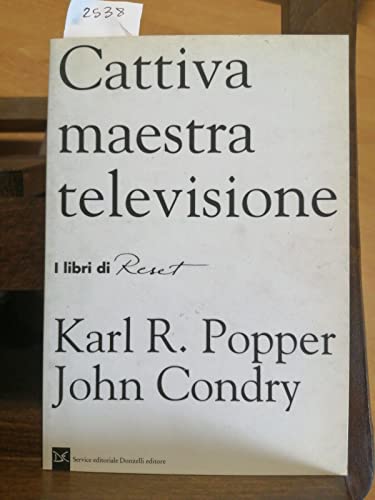 Stock image for Cattiva maestra televisione (I libri di Reset) for sale by medimops