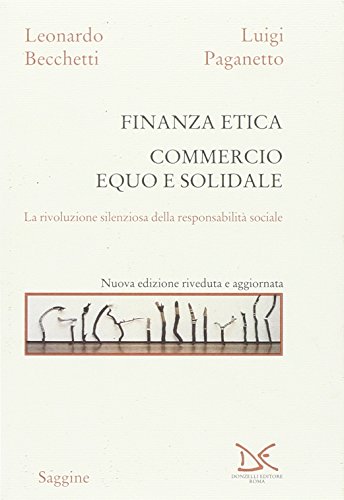 Beispielbild fr Finanza etica. Commercio equo e solidale zum Verkauf von medimops