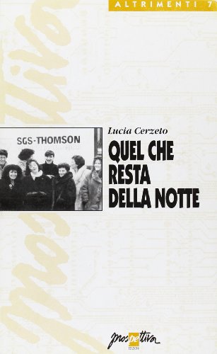 9788880220558: Quel che resta della notte (Altrimenti)