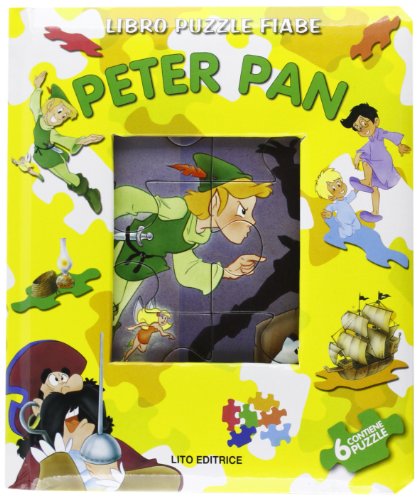 Libro puzzle fiabe: Pinocchio, brutto anatroccolo, Peter Pan