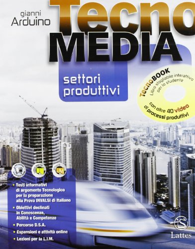 9788880425892: Tecnomedia settori produttivi tecnobook. Per la Scuola media. Con DVD (Vol. 1)