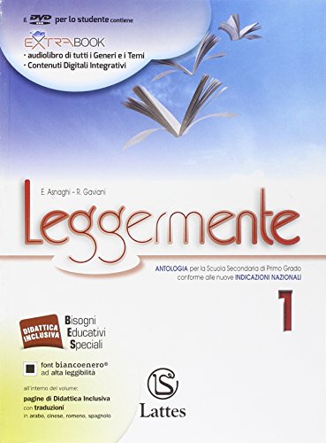 9788880428657: Leggermente. Per le Scuole superiori ROM. Con DVD (Vol. 1)