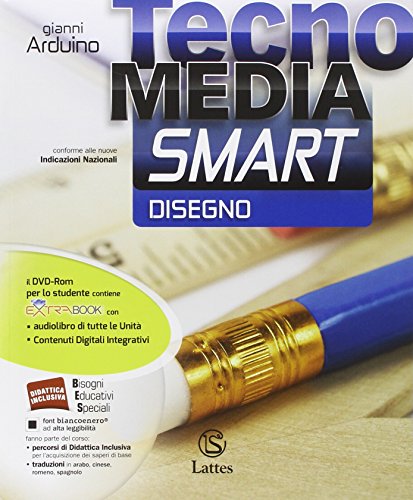 9788880429197: Tecnomedia smart. Disegno. Per la Scuola media. Con DVD-ROM. Con e-book. Con espansione online