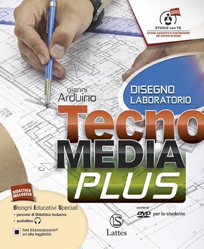 9788880429906: Tecnomedia plus. Settore produzione. Tavole illustrate-Disegno-Mi preparo-Laboratorio competenze e DVD. Per la Scuola medi. Con CD. Con e-book. Con espansione online