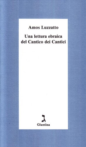 Beispielbild fr Una lettura ebraica del Cantico dei Cantici. zum Verkauf von FIRENZELIBRI SRL