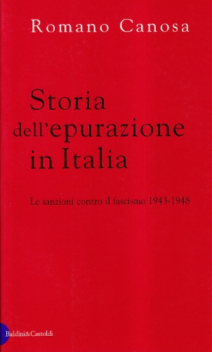 Stock image for Storia dell'epurazione in Italia for sale by medimops
