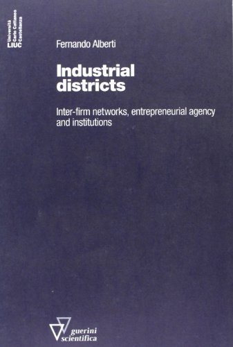 9788881071258: Industrial districts. Inter-firm networks, entrepreneurial agency and institutions (Liuc. Libero Ist. univ. Carlo Cattaneo)