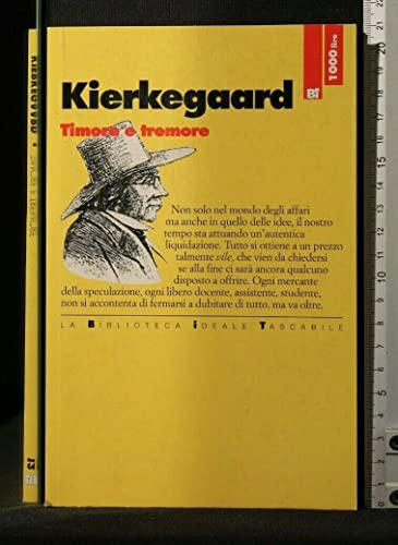 Beispielbild fr Timore e tremore Kierkegaard, Sren and Segre, B. zum Verkauf von Librisline