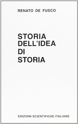 Imagen de archivo de Storia dell'idea di storia (Italian Edition) a la venta por Zubal-Books, Since 1961