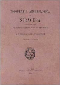 9788881370559: Topografia Archeologica Di Siracusa [Italia]