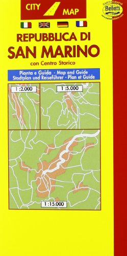 Beispielbild fr San Marino 1:15.000 (Piante di citt. City map) zum Verkauf von medimops