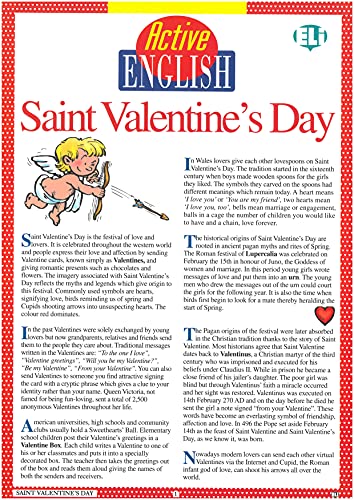 Beispielbild fr Active English. Saint Valentine's day zum Verkauf von medimops