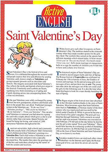 Imagen de archivo de Active English. Saint Valentine's day a la venta por medimops