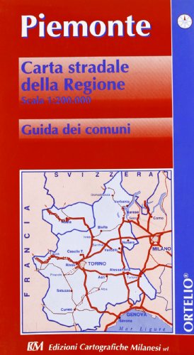 Beispielbild fr Piemonte. Carta stradale della regione 1:200.000 zum Verkauf von medimops