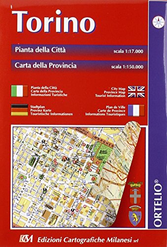 Beispielbild fr Torino. Pianta della citt 1:17.000. Carta della provincia 1:150.000 zum Verkauf von medimops