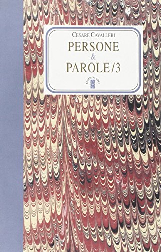 Persone e parole vol. 3 (9788881552603) by Unknown Author