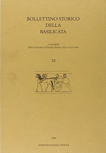 9788881671694: Bollettino storico della Basilicata (Vol. 10)