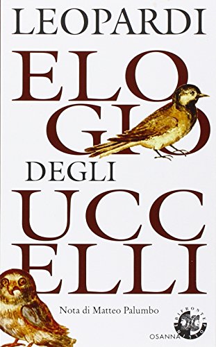 9788881673766: Elogio degli uccelli. Dialogo della moda e della morte (Polline)