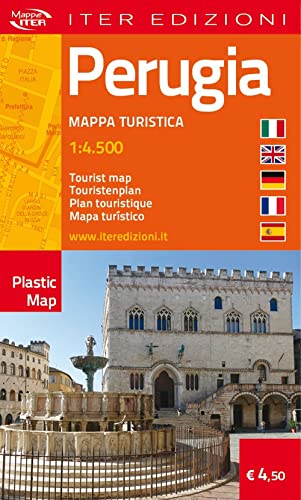 9788881771837: Perugia. Pianta turistica 1:4.500 (Plastic map)
