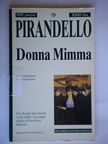 9788881830138: Donna Mimma (Tascabili economici Newton)